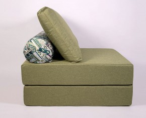 Кресло-кровать-пуф бескаркасное Прайм (Оливковый) в Миассе - miass.mebel-74.com | фото