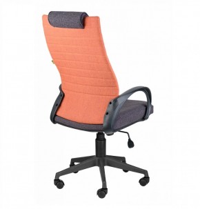 Кресло Квест HOME (Ткань КФ-28/КФ-13) оранжевый-сливовый в Миассе - miass.mebel-74.com | фото