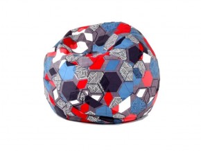 Кресло-мешок Мяч M (Geometry Slate) в Миассе - miass.mebel-74.com | фото