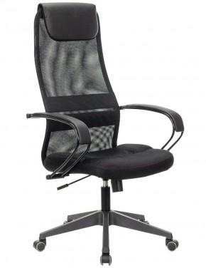 Кресло офисное BRABIX PREMIUM "Stalker EX-608 PL" (ткань-сетка/кожзам, черное) 532090 в Миассе - miass.mebel-74.com | фото