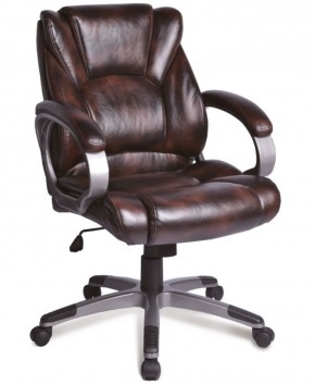 Кресло офисное BRABIX "Eldorado EX-504" (коричневое) 530875 в Миассе - miass.mebel-74.com | фото