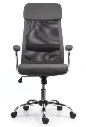Кресло офисное BRABIX "Flight EX-540" (хром, ткань, сетка, серое) 531848 в Миассе - miass.mebel-74.com | фото