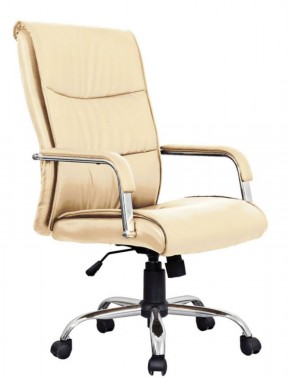 Кресло офисное BRABIX "Space EX-508" (экокожа, хром, бежевое) 531165 в Миассе - miass.mebel-74.com | фото