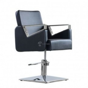 Кресло парикмахерское Barneo 6300V5 черное в Миассе - miass.mebel-74.com | фото