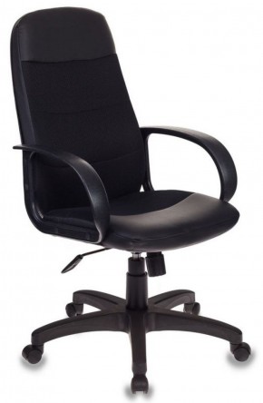 Кресло руководителя Бюрократ CH-808AXSN/LBL+TW-11 черный в Миассе - miass.mebel-74.com | фото