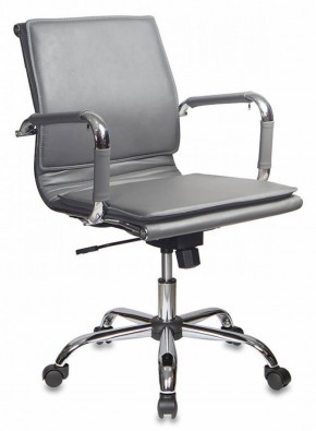 Кресло руководителя Бюрократ CH-993-LOW/GREY серый в Миассе - miass.mebel-74.com | фото