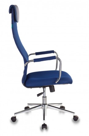 Кресло руководителя Бюрократ KB-9N/DB/TW-10N синий в Миассе - miass.mebel-74.com | фото
