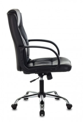 Кресло руководителя Бюрократ T-800N/BLACK черный в Миассе - miass.mebel-74.com | фото