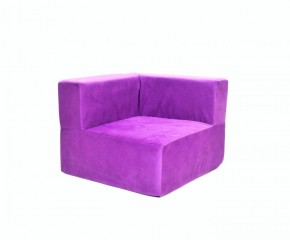 Кресло-угловое-модуль бескаркасное Тетрис 30 (Фиолетовый) в Миассе - miass.mebel-74.com | фото