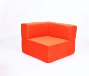 Кресло-угловое-модуль бескаркасное Тетрис 30 (Оранжевый) в Миассе - miass.mebel-74.com | фото
