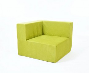 Кресло-угловое-модуль бескаркасное Тетрис 30 (Зеленый) в Миассе - miass.mebel-74.com | фото