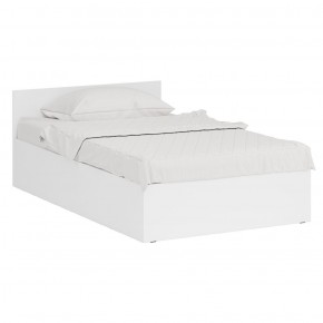 Кровать 1200 + Пенал Стандарт, цвет белый, ШхГхВ 123,5х203,5х70 + 45х52х200 см., сп.м. 1200х2000 мм., без матраса, основание есть в Миассе - miass.mebel-74.com | фото