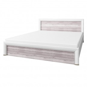 Кровать 160, OLIVIA, цвет вудлайн крем/дуб анкона в Миассе - miass.mebel-74.com | фото