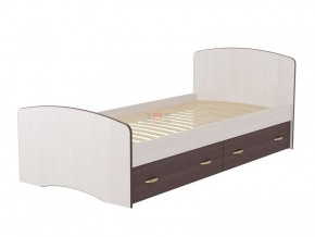 Кровать-6 одинарная с 2-мя ящиками (900*2000) в Миассе - miass.mebel-74.com | фото
