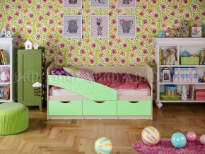 Кровать Бабочки (Салатовый матовый) 1600 в Миассе - miass.mebel-74.com | фото