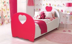 Кровать детская Сердце (800*1600) МДФ матовый в Миассе - miass.mebel-74.com | фото