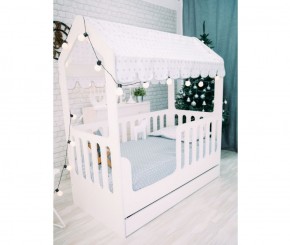 Кровать-домик с ящиком 800*1600 (Белый) в Миассе - miass.mebel-74.com | фото