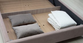 Кровать двойная Мелисса 160 + ортопед + ПМ + дно (арт. Тори 45 велюр (ява)) в Миассе - miass.mebel-74.com | фото