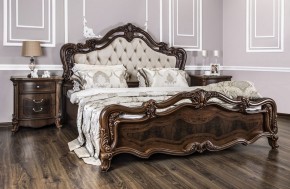 Кровать двуспальная Илона с мягким изголовьем (1800) караваджо в Миассе - miass.mebel-74.com | фото