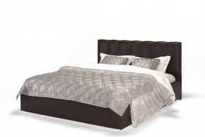 Кровать Элен 1600 + основание с ПМ (Лесмо brown) коричневый в Миассе - miass.mebel-74.com | фото