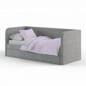 Кровать ERICA DOUBLE интерьерная в ткани рогожка Moderno в Миассе - miass.mebel-74.com | фото