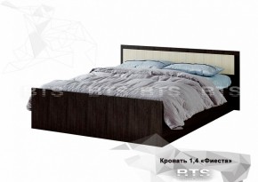 Кровать Фиеста 1400 LIGHT + Проложки LIGHT 1400 ДСП (Венге/Лоредо) в Миассе - miass.mebel-74.com | фото
