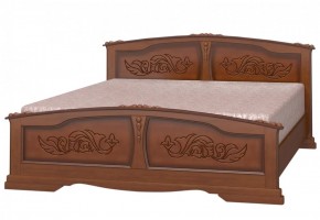 ЕЛЕНА Кровать из массива 1200 (Орех) в Миассе - miass.mebel-74.com | фото
