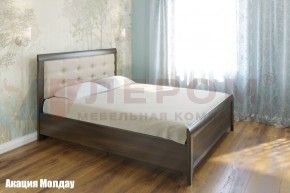 Кровать КР-1033 с мягким изголовьем в Миассе - miass.mebel-74.com | фото