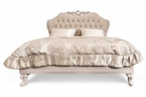 Кровать Мокко 1800 с мягким изголовьем + основание (бежевый) в Миассе - miass.mebel-74.com | фото