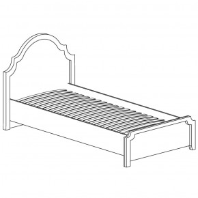 Кровать одинарная №414 Прованс в Миассе - miass.mebel-74.com | фото