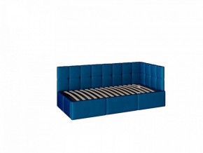 Кровать ОТТАВА с основанием и ПМ (Синий) 900х2000 в Миассе - miass.mebel-74.com | фото