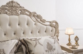 Кровать с мягким изголовьем Патрисия (1600) крем в Миассе - miass.mebel-74.com | фото