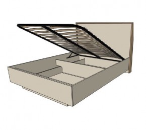 Кровать с основанием с ПМ и местом для хранения (1400) в Миассе - miass.mebel-74.com | фото