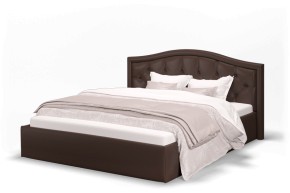 Кровать Стелла 1400*2000 + ПМ (Лесмо brown) коричневый в Миассе - miass.mebel-74.com | фото