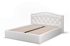 Кровать Стелла 1600 + ПМ (Vega white) Белый в Миассе - miass.mebel-74.com | фото