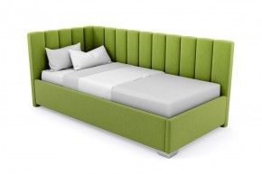 Кровать угловая Хлоя интерьерная +основание (120х200) в Миассе - miass.mebel-74.com | фото