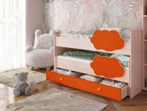 Кровать выкатная Соник на щитах (800*1600) с бортиком + ящик в Миассе - miass.mebel-74.com | фото