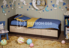 Кровать Юниор-5 ЛДСП в Миассе - miass.mebel-74.com | фото