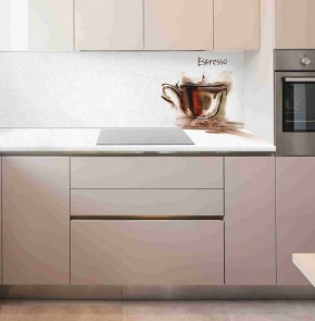 Кухонный фартук со столешницей (А-012) в едином стиле (3050 мм) в Миассе - miass.mebel-74.com | фото
