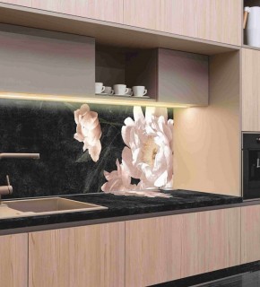 Кухонный фартук со столешницей (А-05) в едином стиле (3050 мм) в Миассе - miass.mebel-74.com | фото