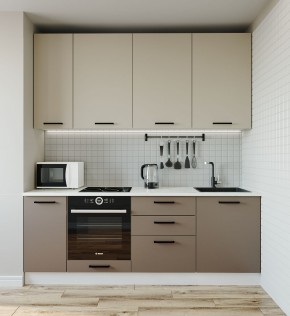 Кухонный гарнитур Латте 2200 (Стол. 26мм) в Миассе - miass.mebel-74.com | фото