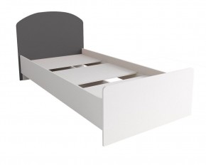 ЛАВИС КРД 900.1 Кровать 900 (белый/графит софт) в Миассе - miass.mebel-74.com | фото