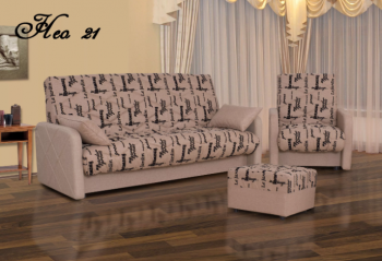 Комплект мягкой мебели НЕО 21М (3+1+ Пуф) в Миассе - miass.mebel-74.com | фото