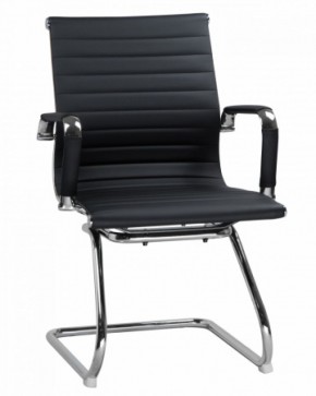 Офисное кресло для посетителей LMR-102N Черный в Миассе - miass.mebel-74.com | фото
