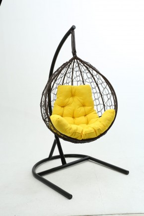 Подвесное кресло Бароло (коричневый/желтый) в Миассе - miass.mebel-74.com | фото
