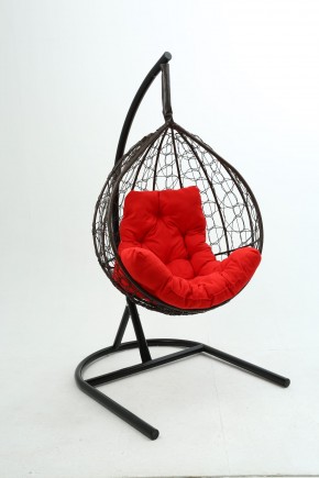 Подвесное кресло Бароло (коричневый/красный) в Миассе - miass.mebel-74.com | фото