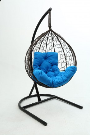 Подвесное кресло Бароло (коричневый/синий) в Миассе - miass.mebel-74.com | фото