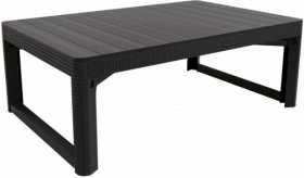 Раскладной стол Лион с регулируемой высотой столешницы (Lyon rattan table) графит (h400/650) в Миассе - miass.mebel-74.com | фото