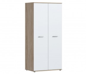 Шкаф 2 дверный Мамбо СБ-2371 (Дуб Сонома/Белый) в Миассе - miass.mebel-74.com | фото