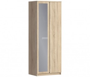 Шкаф 2х дверный с зеркалом Веста СБ-2259 (Дуб Сонома) в Миассе - miass.mebel-74.com | фото